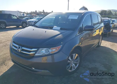 2014 Honda Odyssey Ex from USA, damaged, VIN 5FNRL5H43EB125778